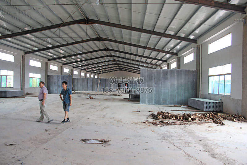 瀏陽食品廠廠房輕質(zhì)隔墻板工程